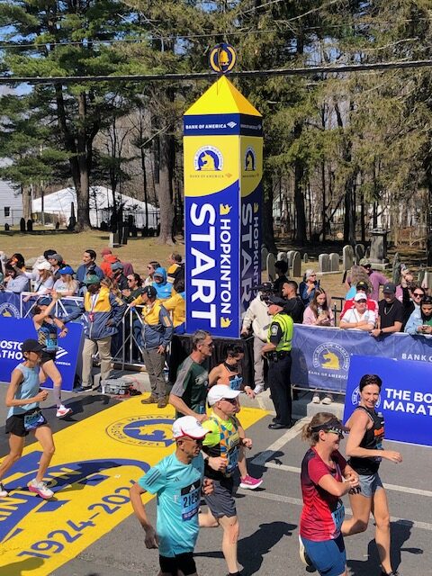 Start of the Boston Marathon